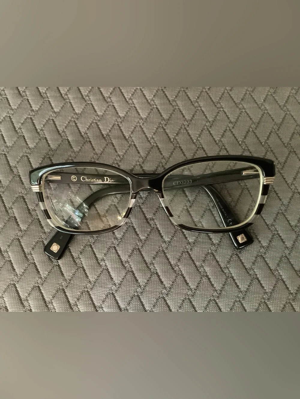 Dior Black and Silver Designer Frames